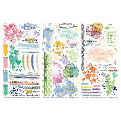 Artful Moments Blendable Rub-On Transfer Set by Vicki Boutin