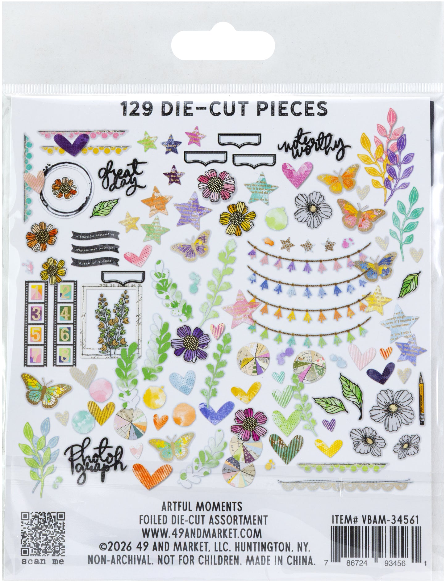 Artful Moments Foiled Die-Cut Assortment By Vicki Boutin