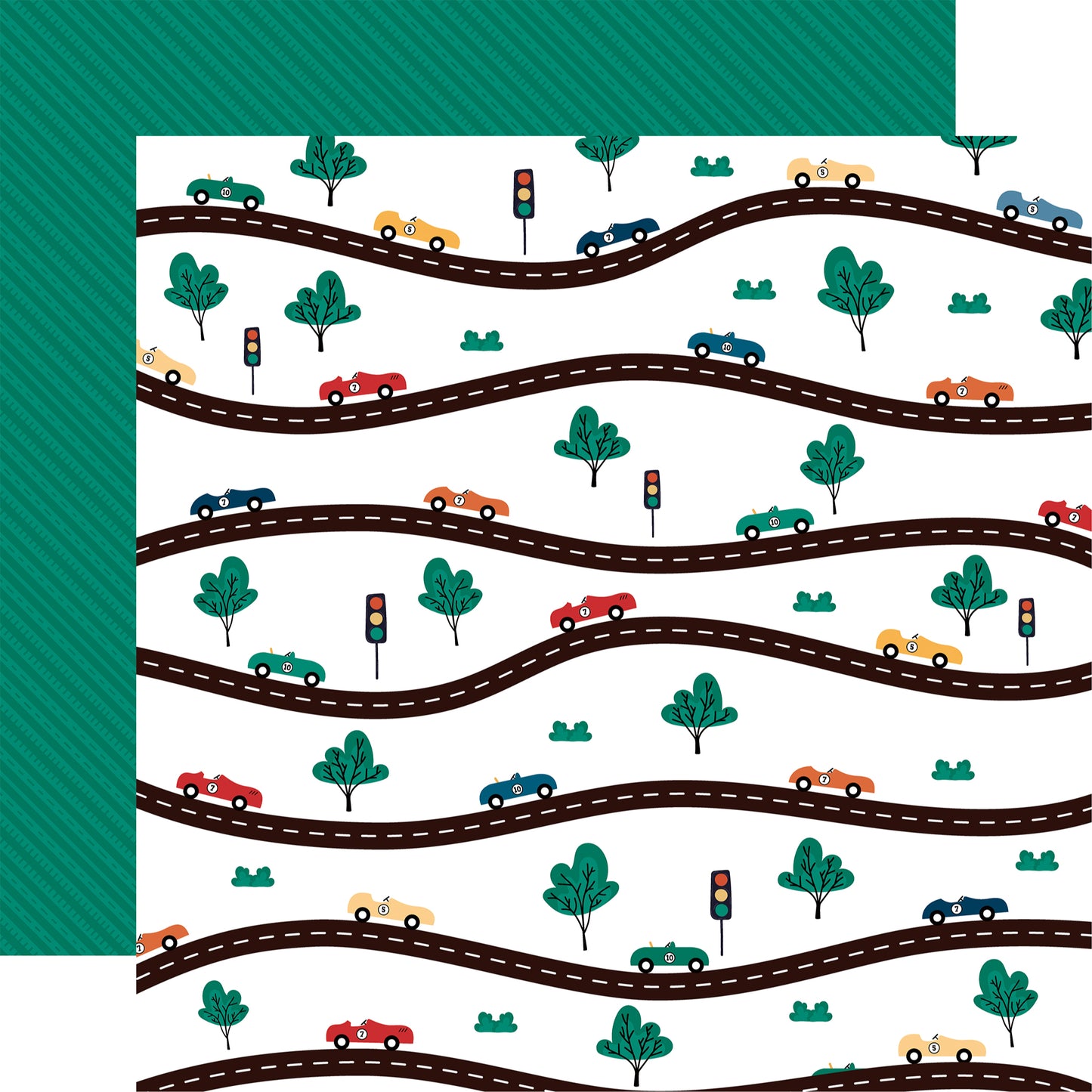 Vroom! Collection Paper Pack 12"X12"