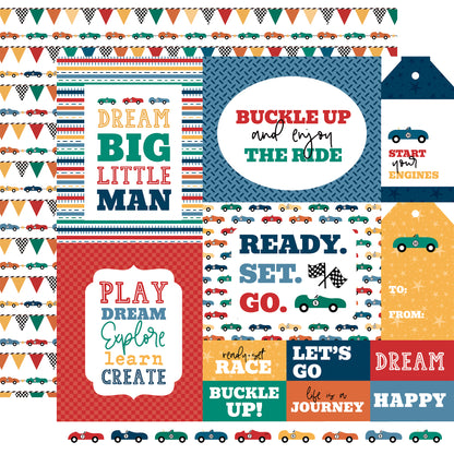 Vroom! Collection Paper Pack 12"X12"