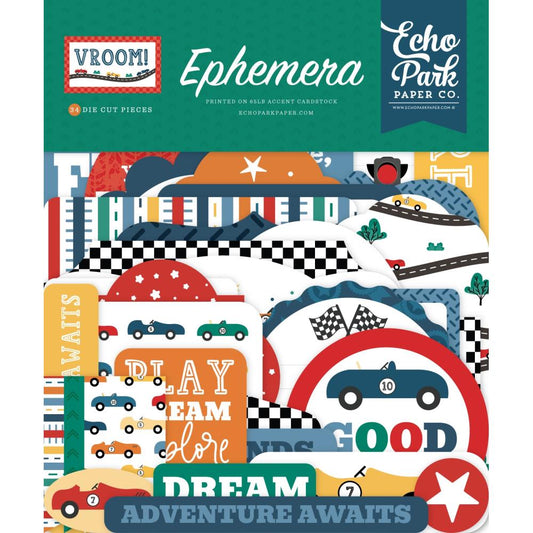 Echo Park Vroom! Ephemera - Icons
