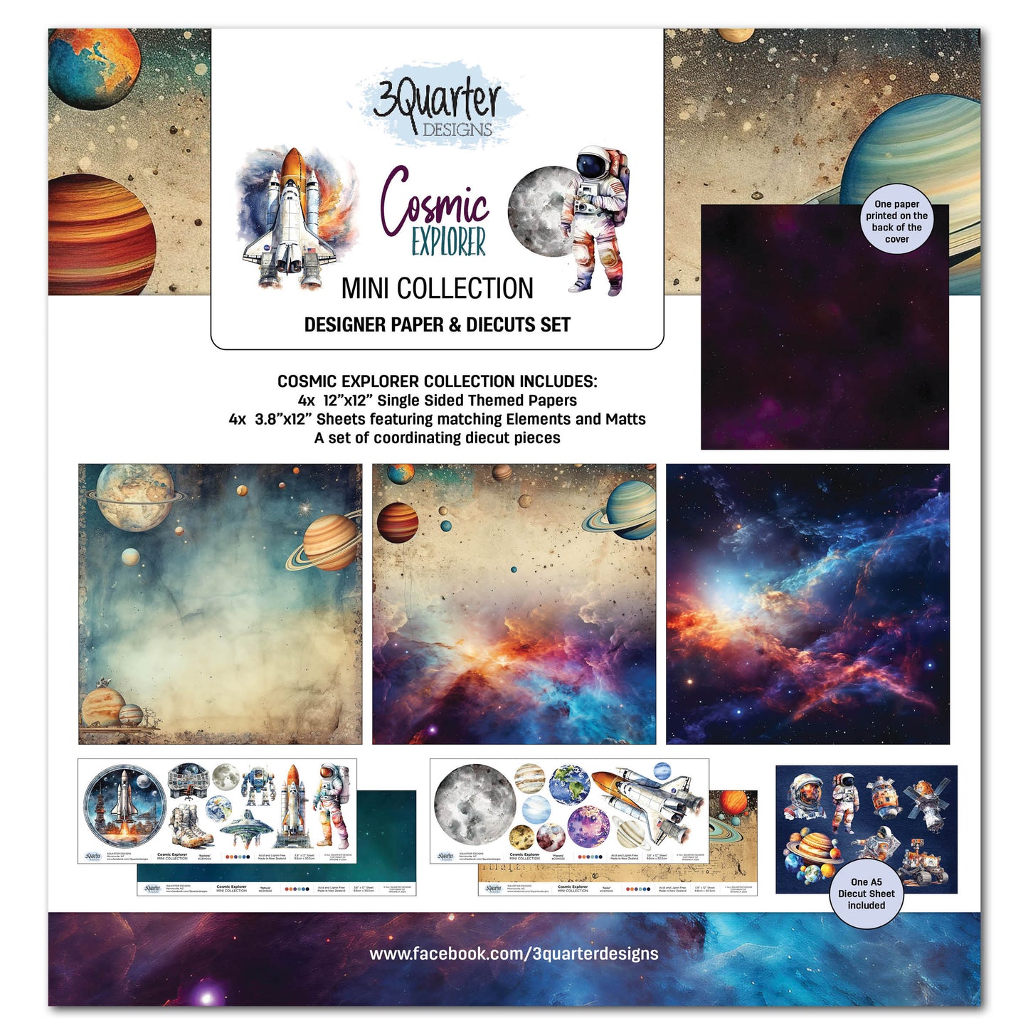 3Quarters Designs - Cosmic Explorer - Mini Collection