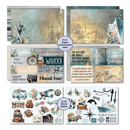 3Quarter Designs - Adventures Return - 6x4 Card Pack