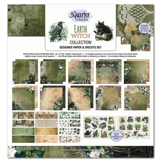 3Quarters Designs - Earth Witch - 12"x12" Pack