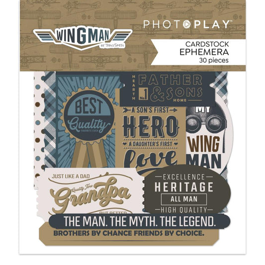 PhotoPlay Wingman - Cardstock Ephemera