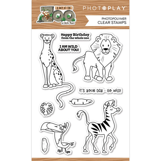 Photo Play Paper A Day at the Zoo - Stamp Set