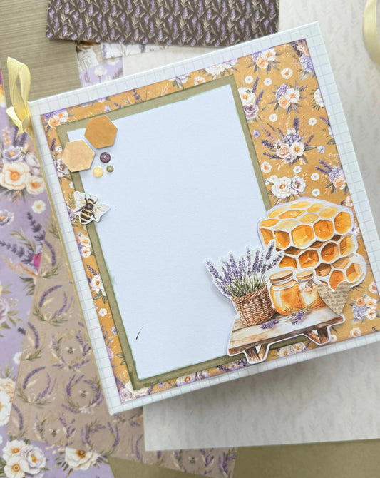 Simple Vintage Lavender Fields Binder Project KIT
