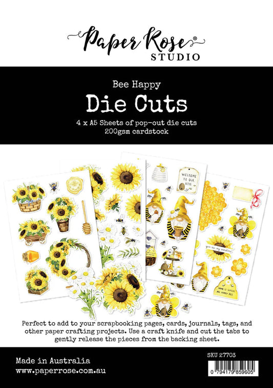 Bee Happy Die Cuts