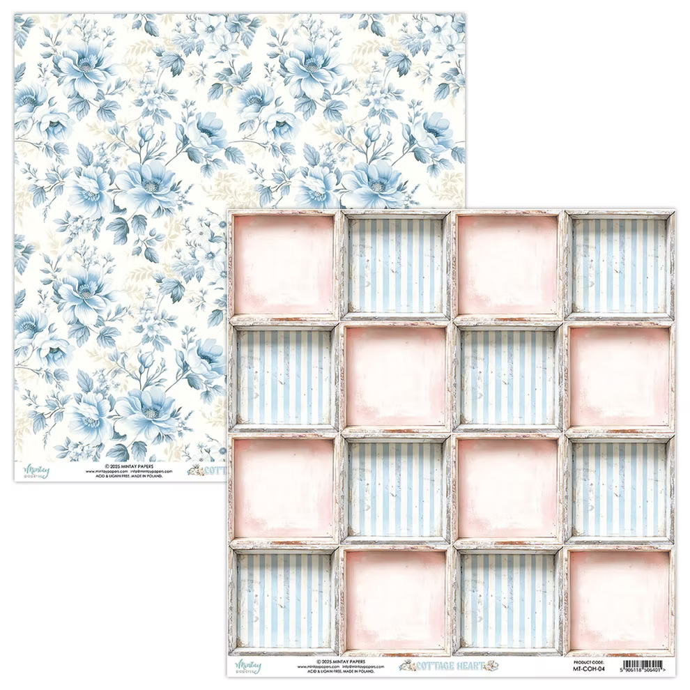 Cottage Heart - 12"x12" Scrapbooking Pack
