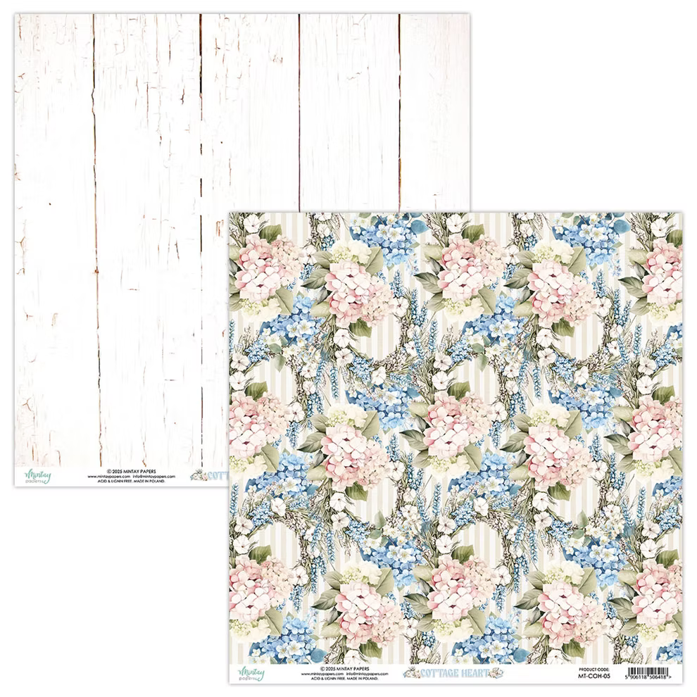 Cottage Heart - 12"x12" Scrapbooking Pack