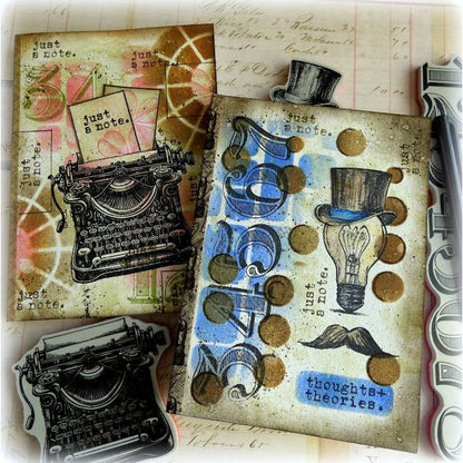 Tim Holtz Cling Rubber Stamps Curiosity Shop