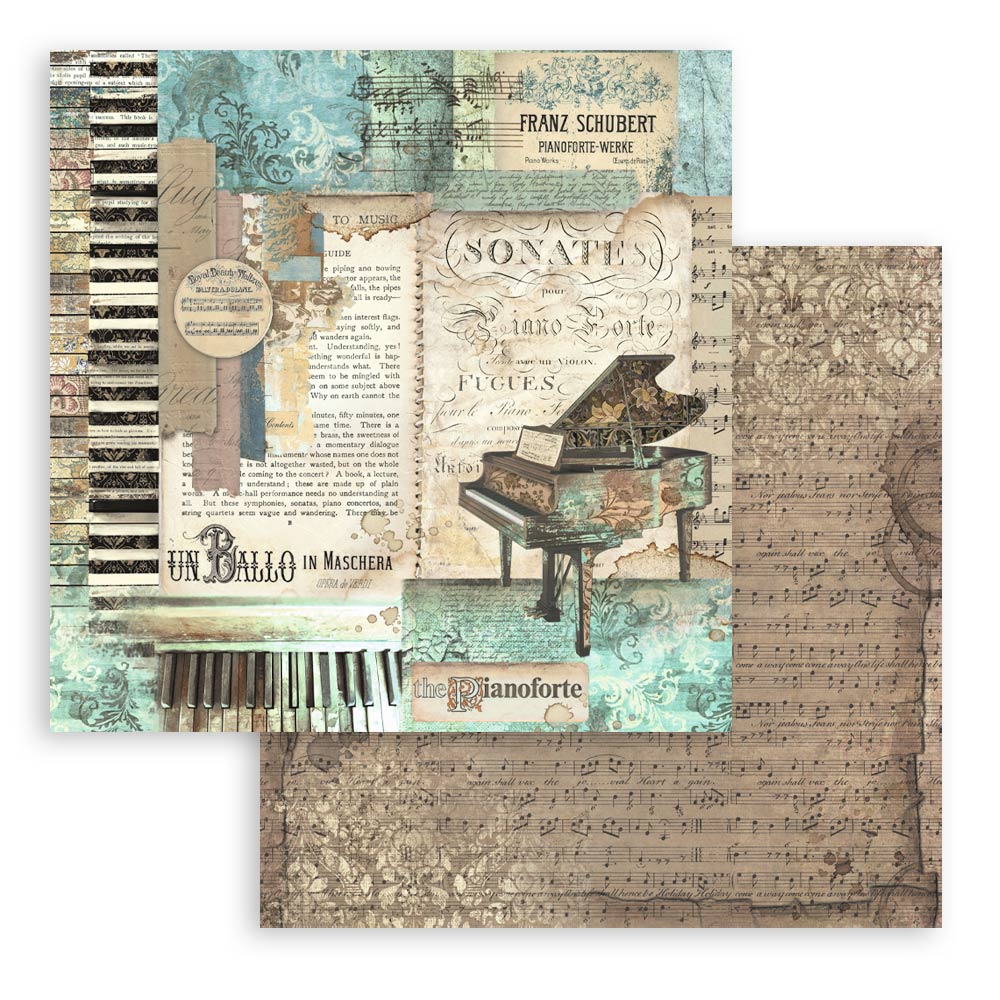 Music - Double-Sided Paper Pad 12"X12"