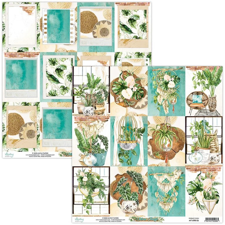 Mintay Papers - Urban Jungle - 6"x6" Scrapbooking Pack