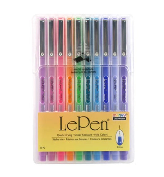 LePen - Bright Colours - 10 piece set