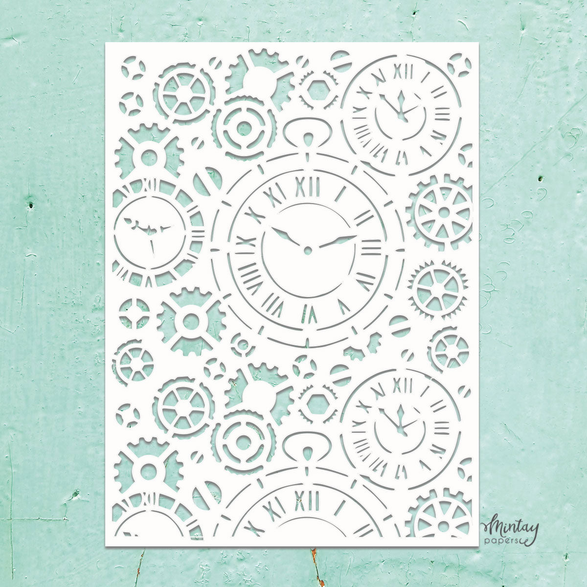 Mintay Kreativa Stencils - Clocks