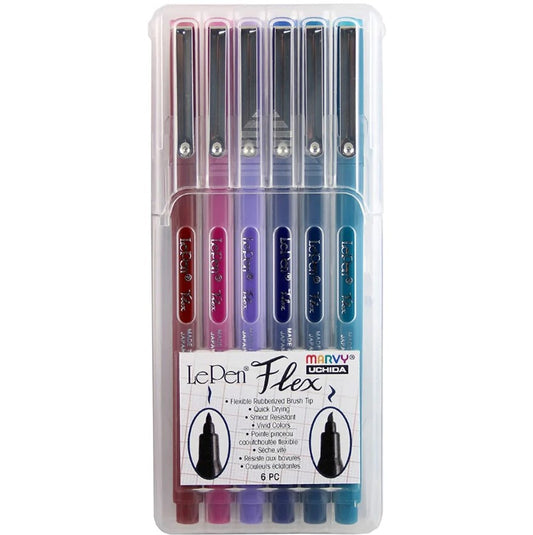 LePen Flex - Jewel Colours - 6 piece set