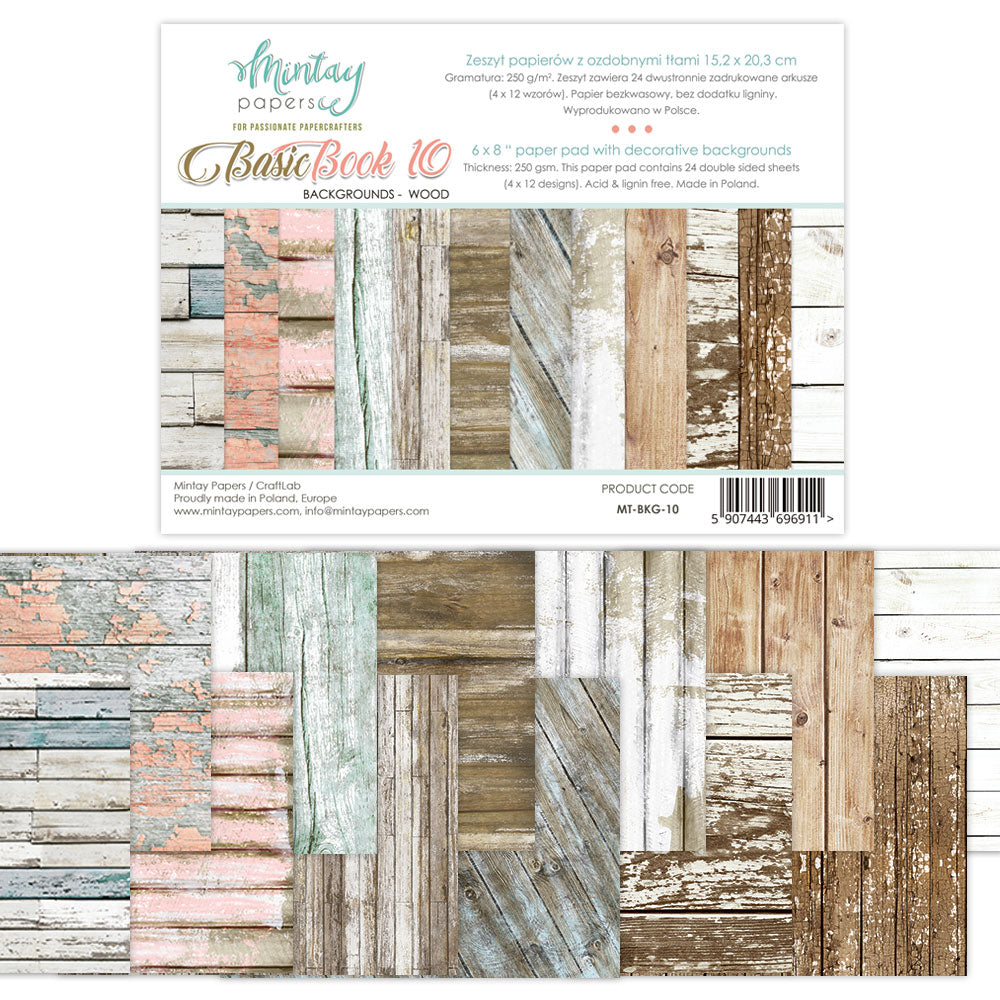 Mintay - Basic Book 10 - Backgrounds Wood