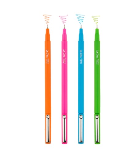 LePen - Bright Colours - 4 piece set